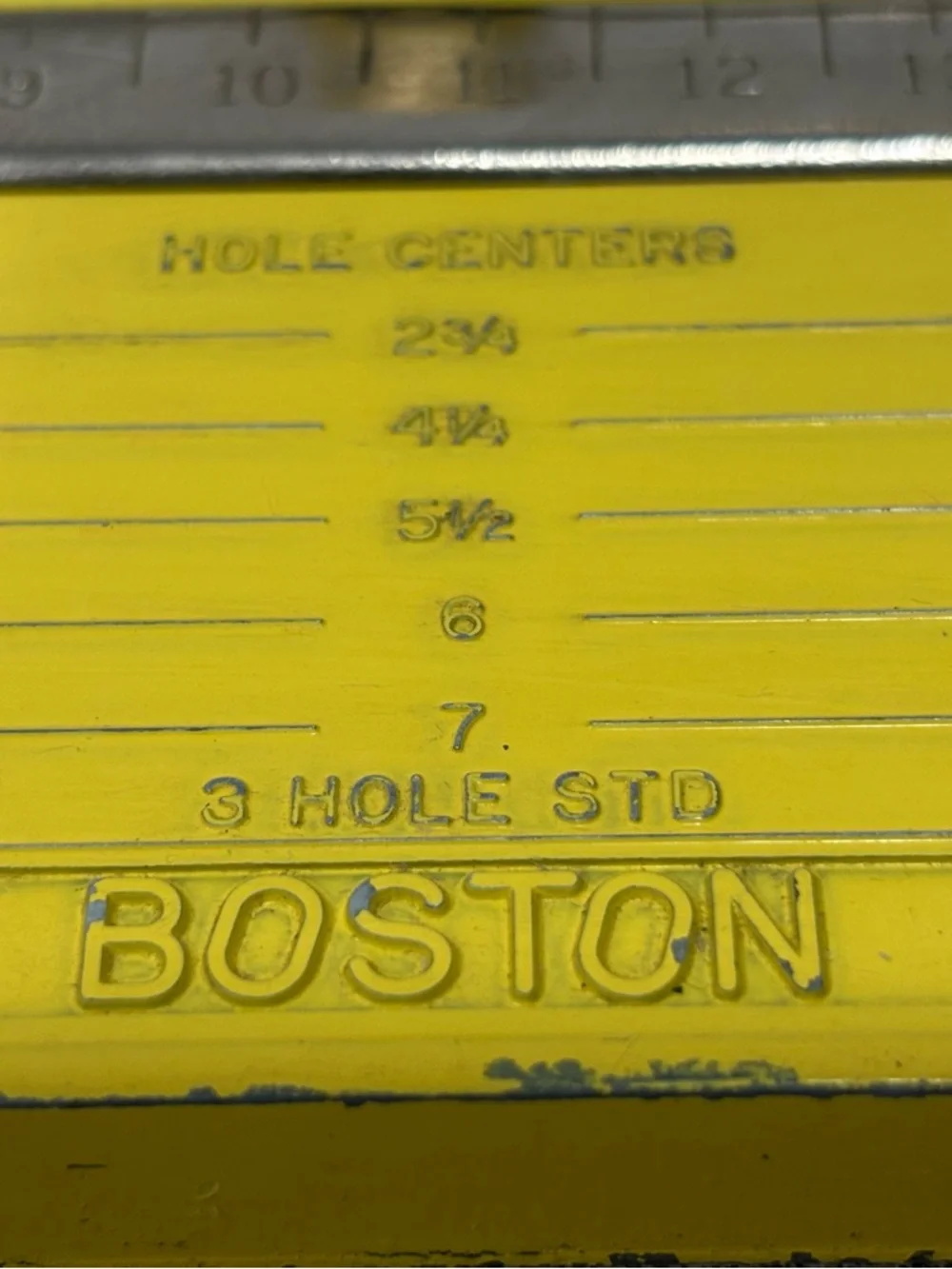 Vintage Yellow 3-Hole Punch for Office and Crafts